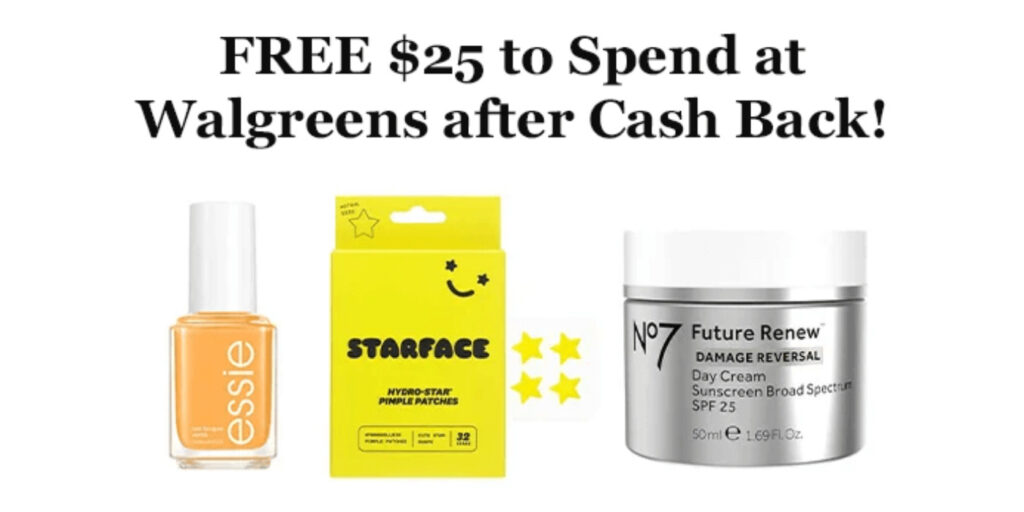 Here’s Your Chance To Grab $25 To Spend At Walgreens For Free With This Exclusive Topcashback Offer! Simply Spend $25 Or More On Your Favorite Walgreens Products And Get $25 Cash Back, Making Your Purchase Essentially Free. Whether You’re Stocking Up On Beauty Products, Personal Care Items, Or Wellness Essentials, This Deal Is A No-Brainer!