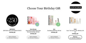 Celebrate Your Birthday With A Free Gift From Sephora During Your Birthday Month! As A Sephora Beauty Insider, You Can Choose From A Selection Of Beauty Samples From Top Brands—No Purchase Necessary For In-Store Redemption.