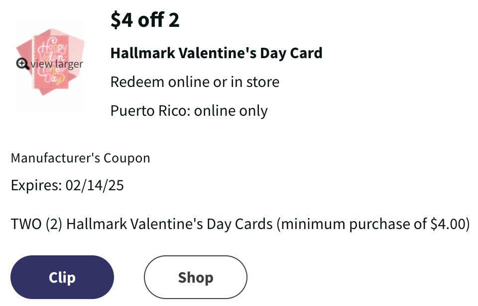 Spread The Love This Valentine’s Day With Two Free Hallmark Cards At Walgreens! Just Clip The $4 Off Two Digital Coupon In The Walgreens App And Pick Out Two Cards Priced At 2 For $4—Making Them Completely Free.